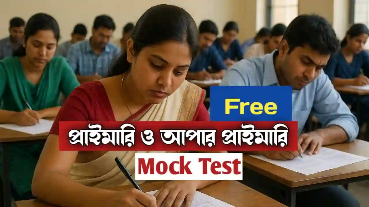 WB School Teacher Recruitment Mock Test