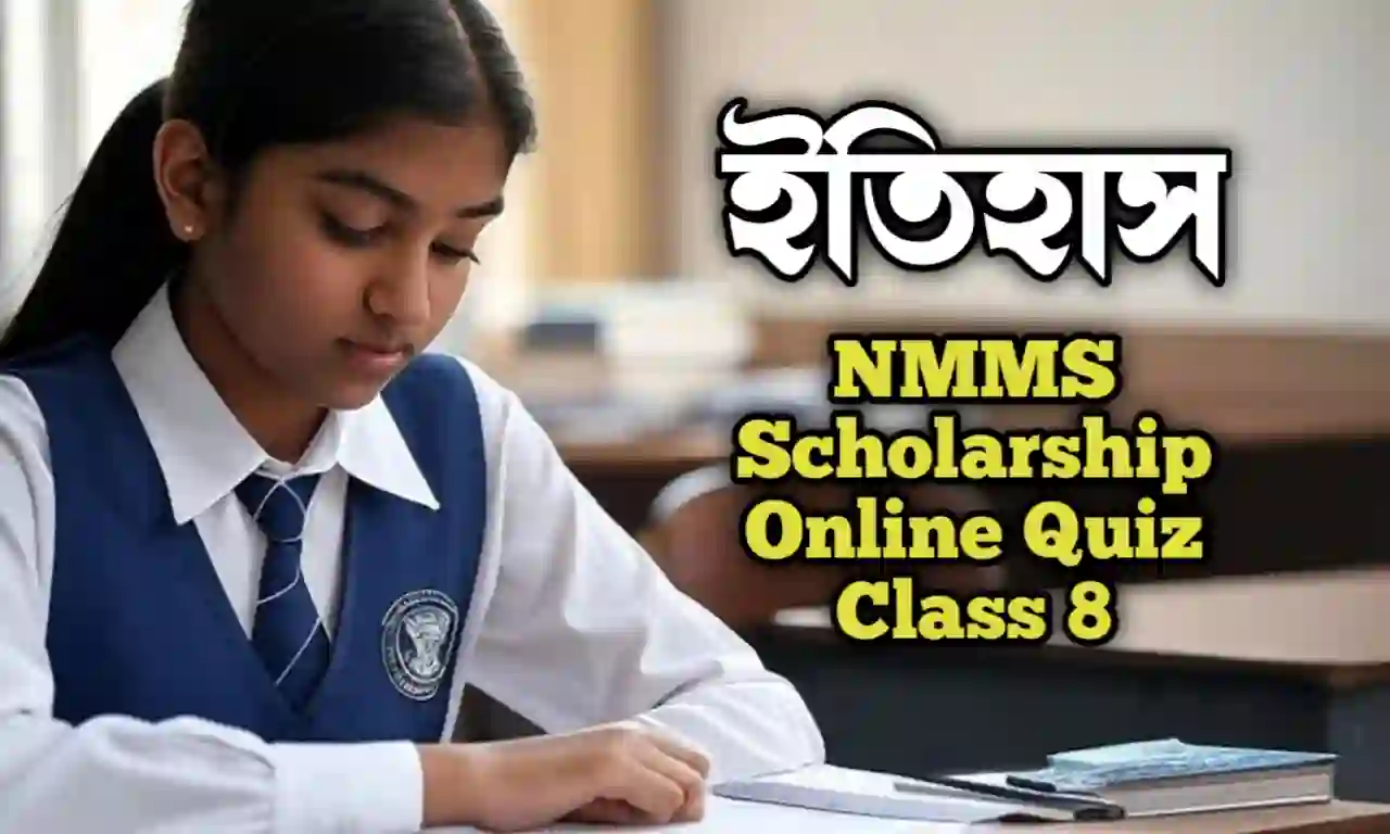 NMMS scholarship history online quiz class 8