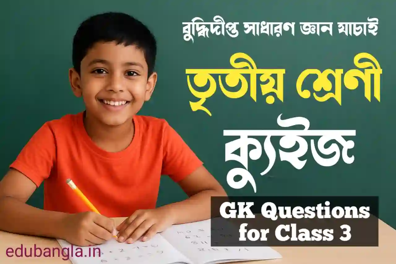 GK Questions for Class 3