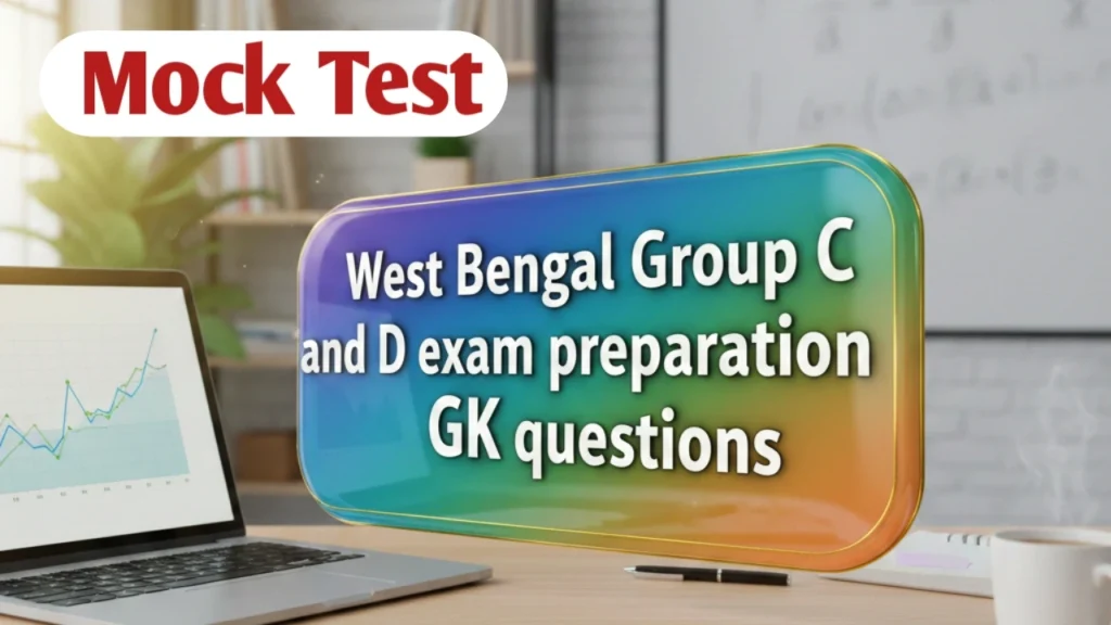 West Bengal Group C and D exam preparation GK questions