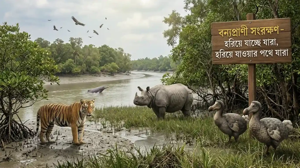 Class 4 Amader Paribesh Lost Animals 