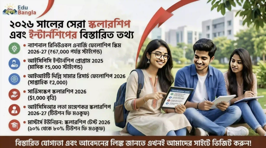 International and National Scholarship Opportunities for Bengali Students 2026