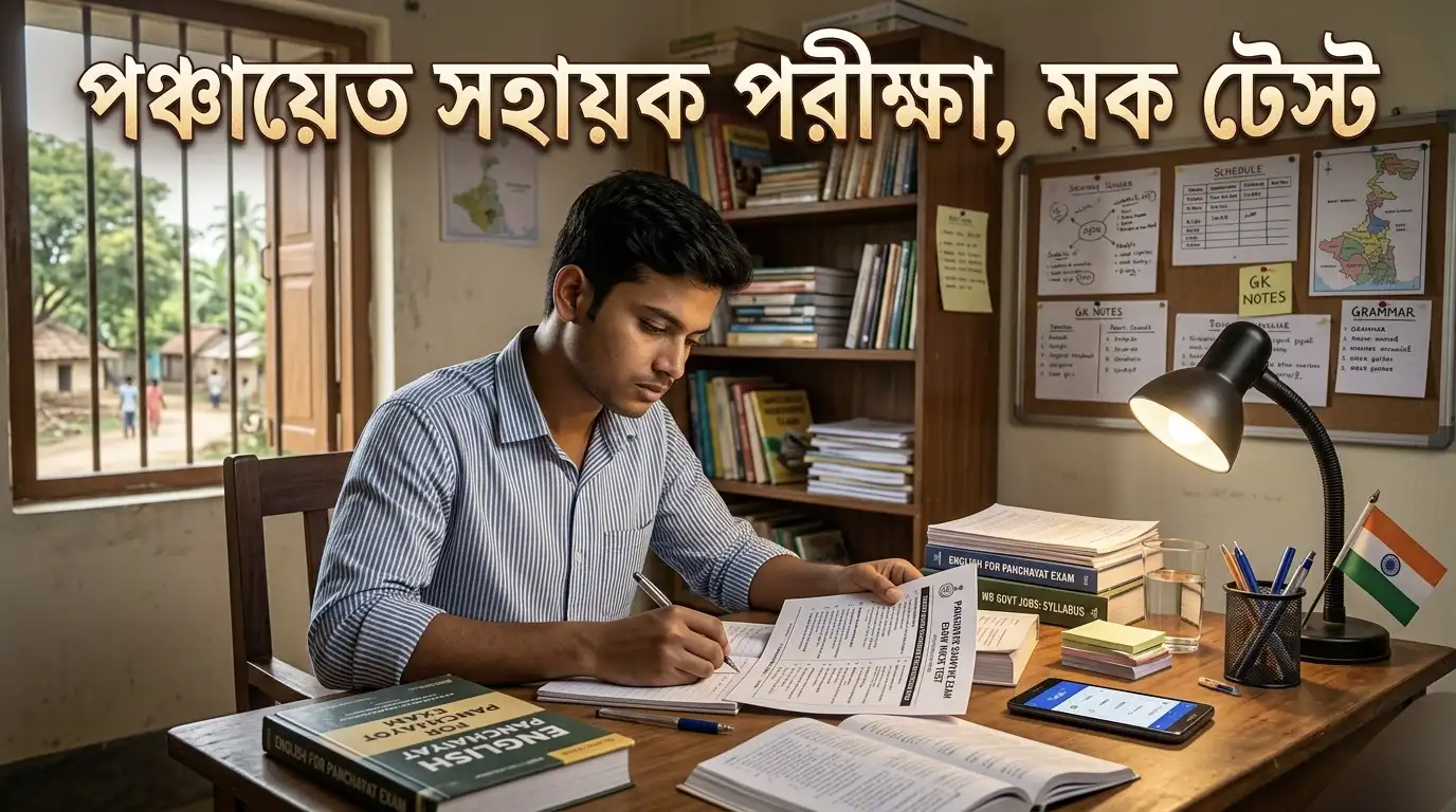 WB Panchayat Recruitment Exam English Questions