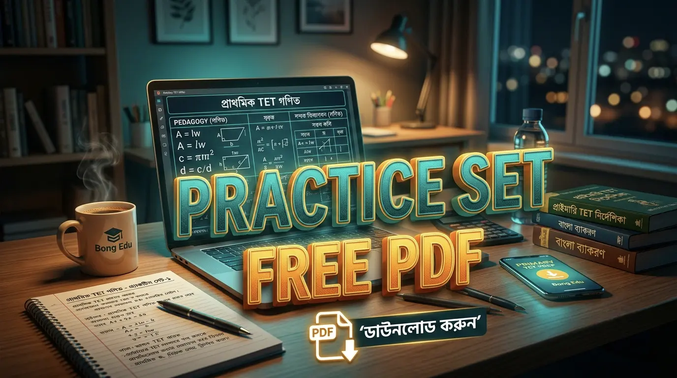 WB Primary TET Math Pedagogy Practice Set PDF