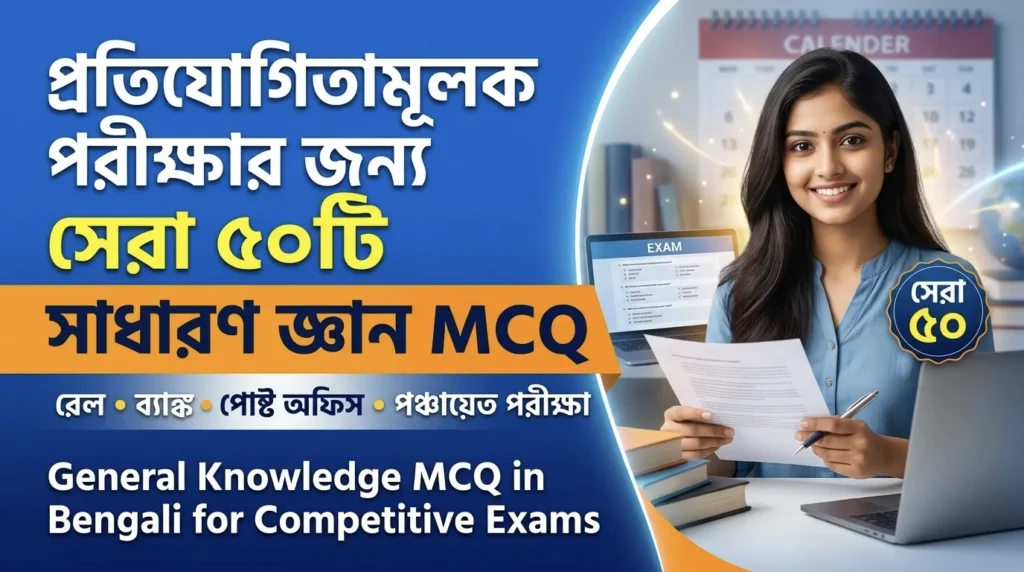 General Knowledge MCQ in Bengali for Competitive Exams