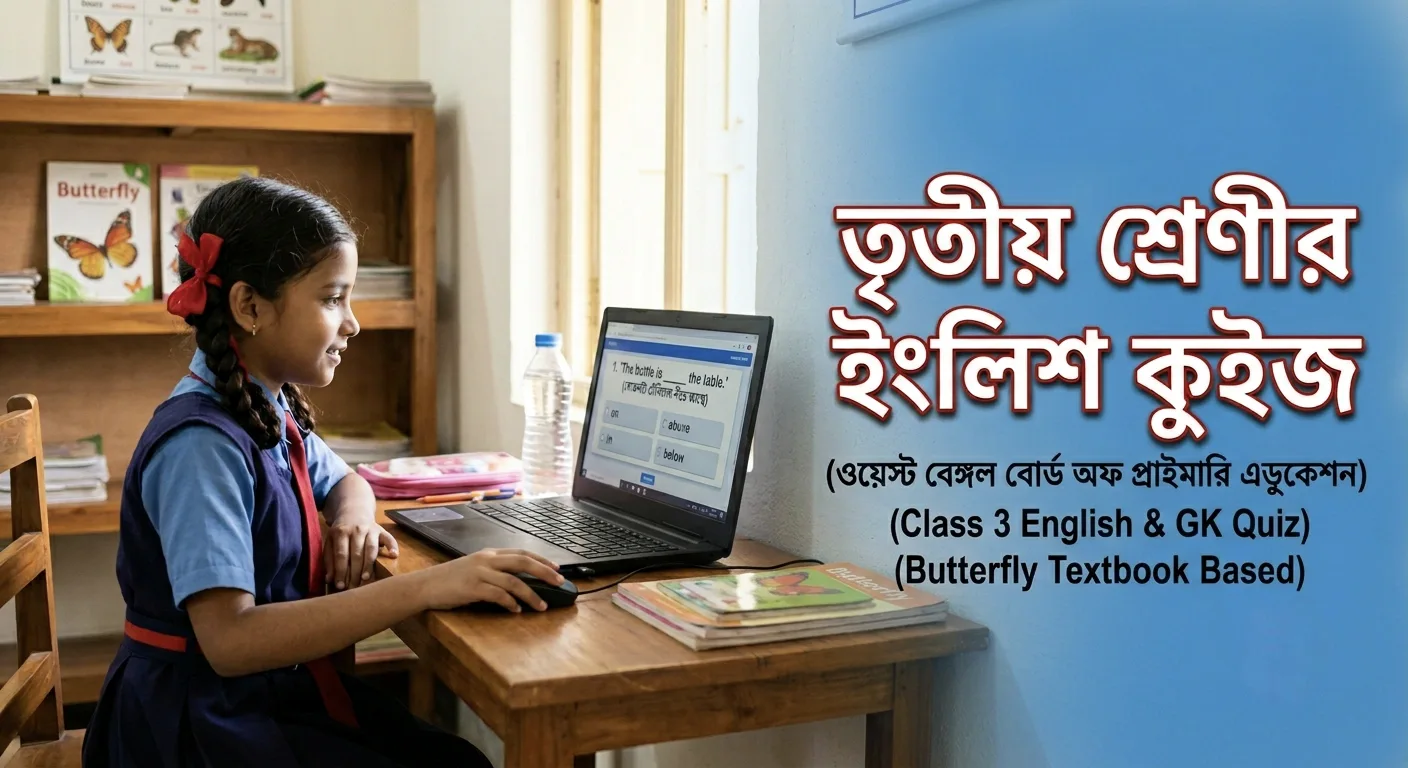Class 3 English and GK Quiz WBBPE