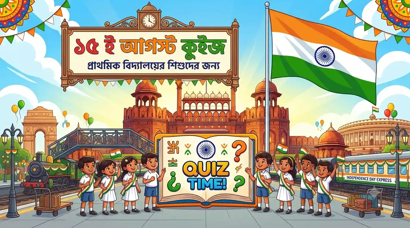 Indian Independence Day Quiz for Primary Students