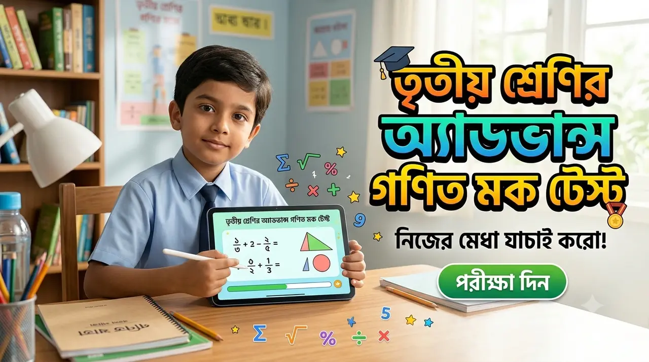 Class 3 Math Mock Test in Bengali
