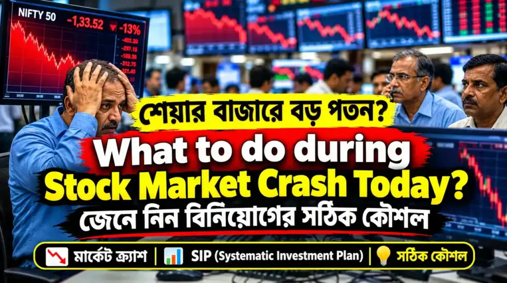 What to do during stock market crash today